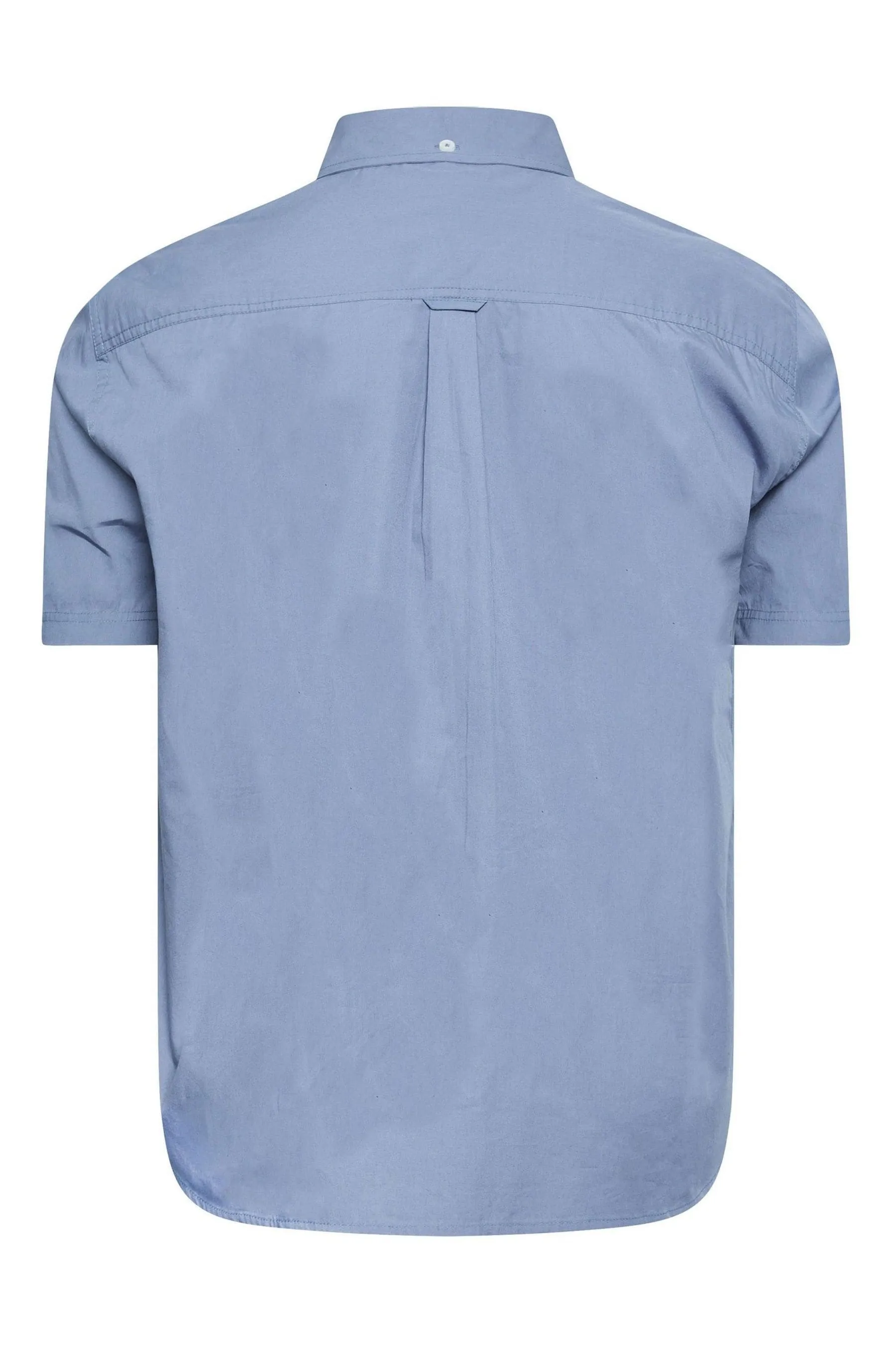 BadRhino Big & Tall Maniche corte  100% Camicia Popeline di Cotone    